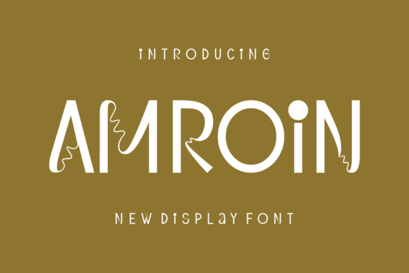 Amroin Font for Creative Projects