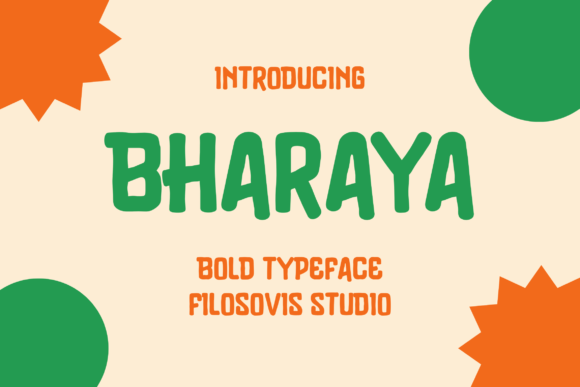 Bharaya: A Quirky Display Font