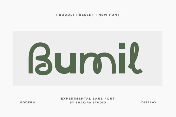 Bumil Font: Modern Typography for Editorial Design