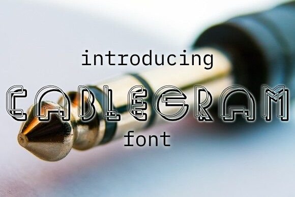 Cablegram Font for Bold Web Design