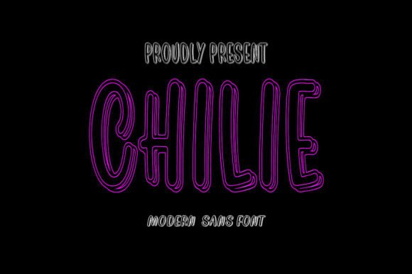 Chilie Font for Creative Publishing