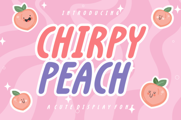 Chirpy Peach Font for Business Branding