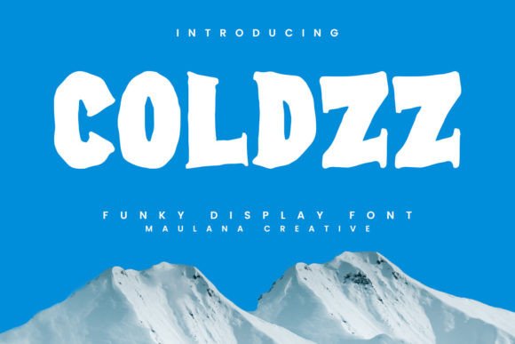 Coldzz: A Display Font for Creative Campaigns