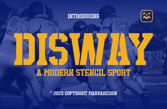 Disway: A Bold Display Font for Impactful Campaigns