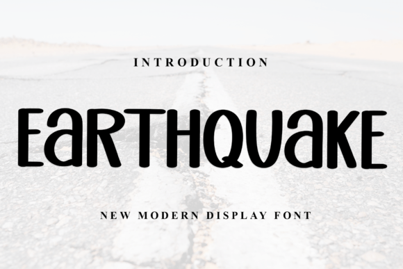 Earthquake Font for Creative Projects