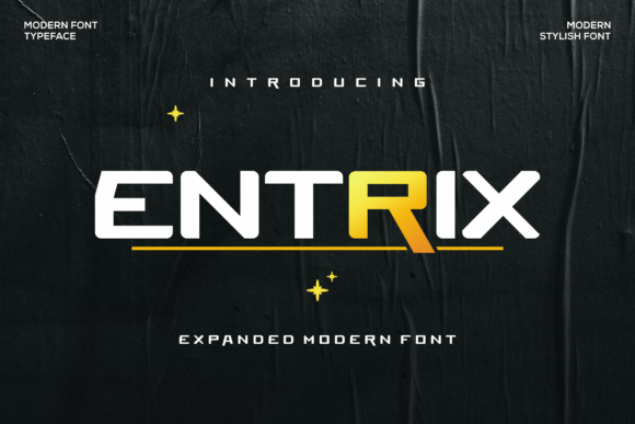 Entrix Free Download: A Futuristic Display Font