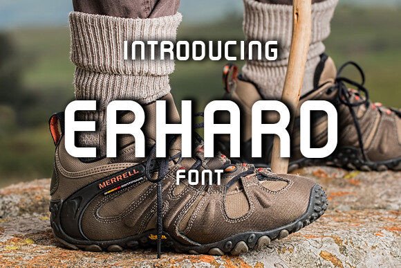 Erhard: A Display Font for Bold Campaigns