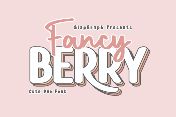 Fancy Berry Duo Font