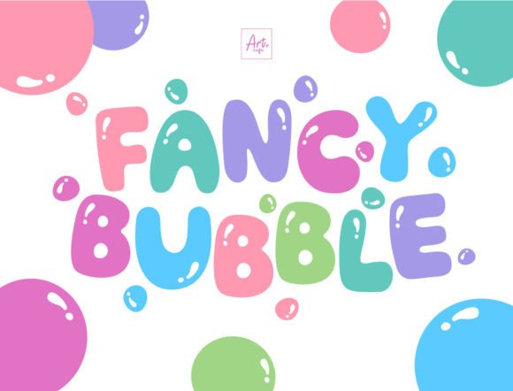 Fancy Bubble Font for Creative Brands