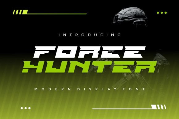 Force Hunter Font for Bold Branding