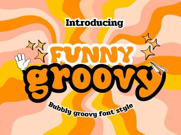 Funny Bubbly Groovy Font