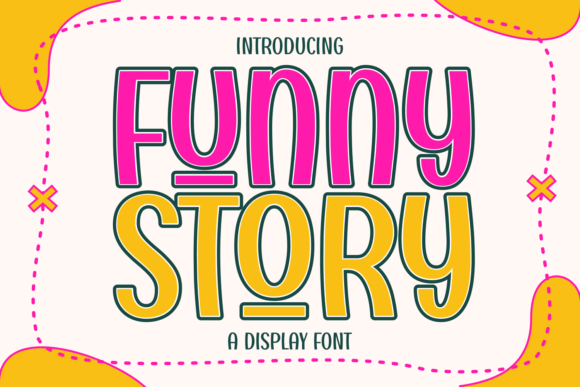 Funny Story Font for Creative Projects