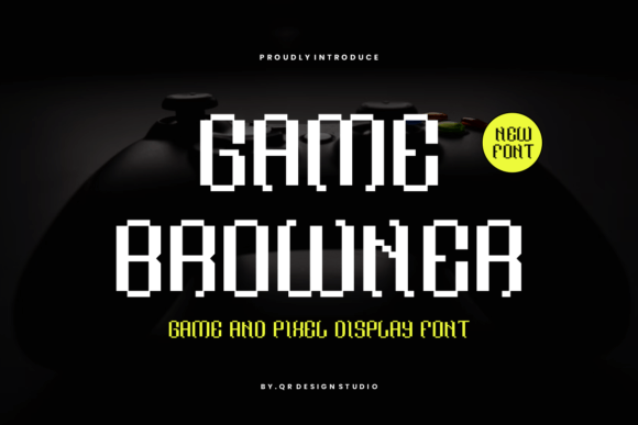 Game Browner: Modern Display Font