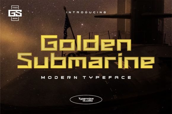 Golden Submarine Font