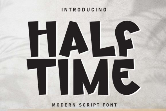 Half Time Font for Web Design
