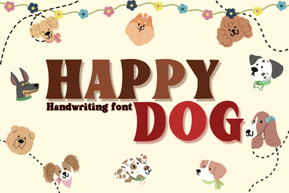 Happy Dog Font for Creative Projects