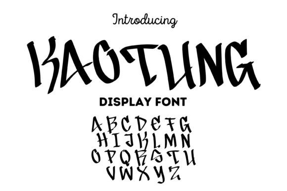 Kaotung Font for Bold Design