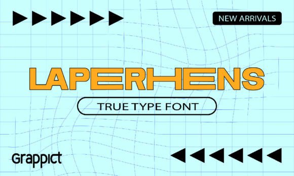 Laperhens Font for Creative Makers