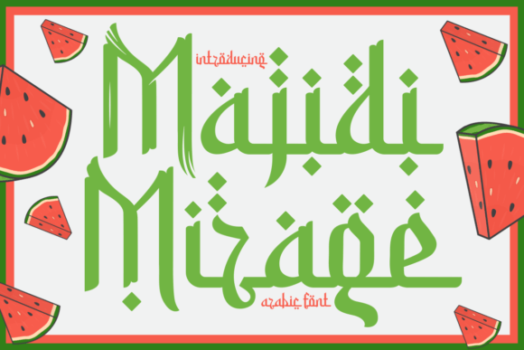 Majidi Mirage Font for Web Design