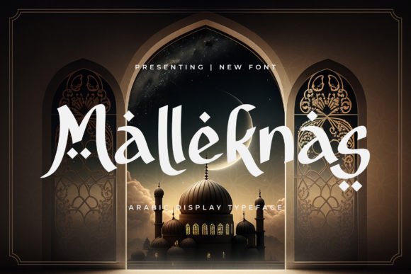 Malleknas Font: Elegant Arabic Display