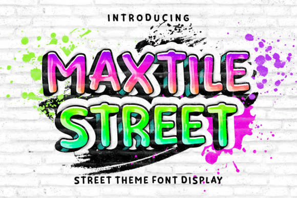 Maxtile Street Font for Bold Branding