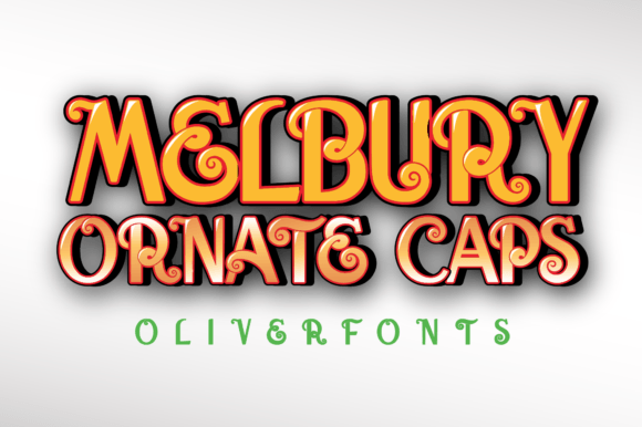 Melbury Ornate Font for Creative Projects