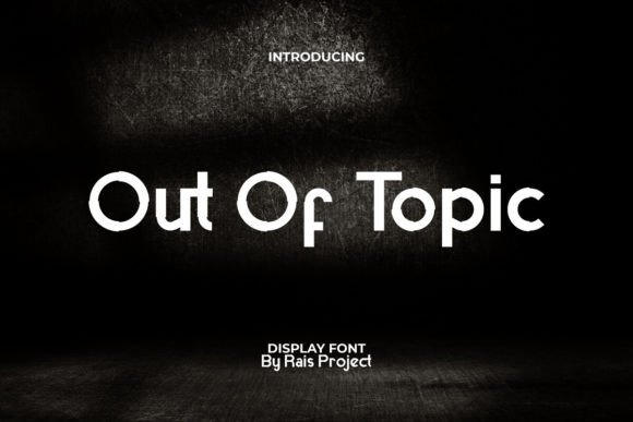 Out of Topic Font for Web Design