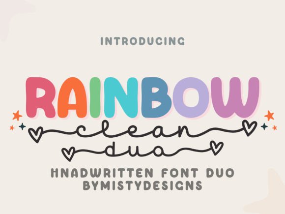 Rainbow Duo Font Review