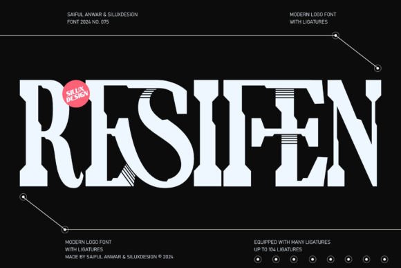 Resifen Font: Modern Typography for Editorial Design
