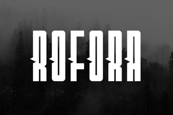Rofora: A Modern Display Font for Creative Makers
