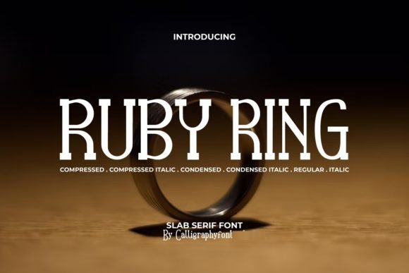 Ruby Ring Font: Bold & Modern