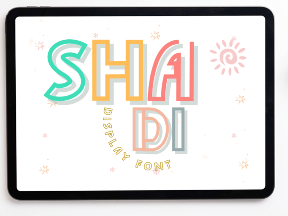 Shadi: A Fun Display Font for Web Design