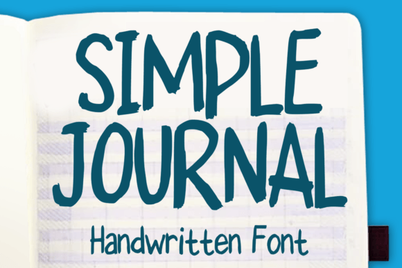 Simple Journal Font for Bold Campaigns
