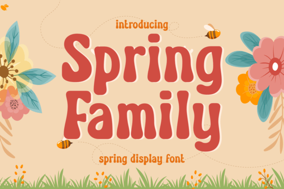 Spring Family Font for Web Design