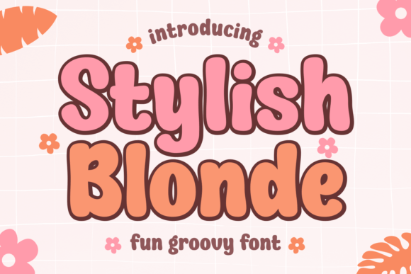 Stylish Blonde Font for Creative Projects