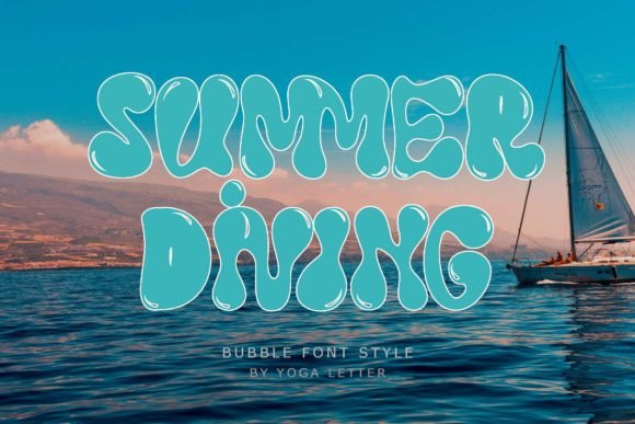 Summer Diving Font for Bold Campaigns