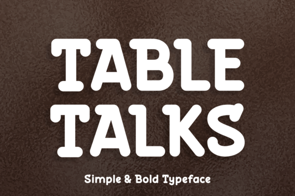 Table Talks Font Review