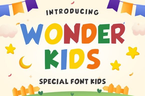 Wonder Kids Font for Playful Campaigns
